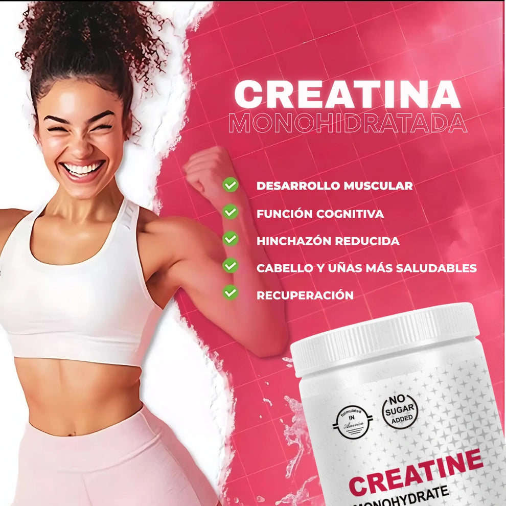 Creatina Monohidratada con colágeno ForWomen®