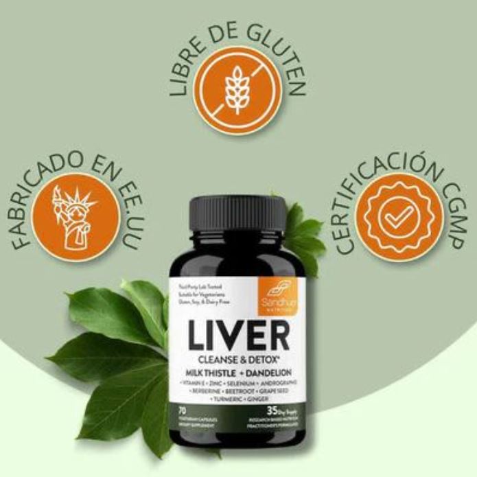 LiverShield PRO®:Desintoxicación natural x70 Capsulas