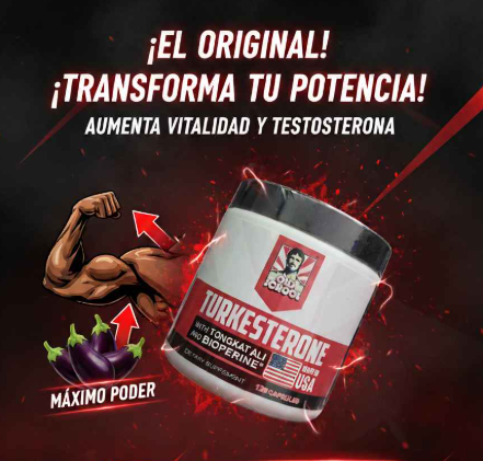 TURKESTERONA Original Importado 120caps | Rendimiento Real💪