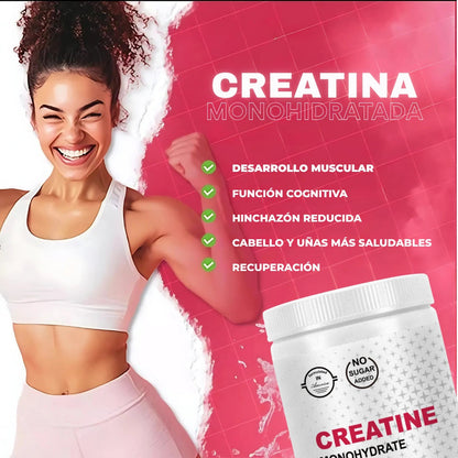 Creatina Monohidratada con colágeno ForWomen®