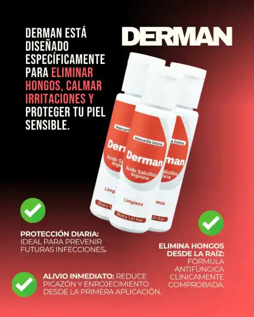 DERMAN™ Crema Masculina Anti Infecciones Íntimas